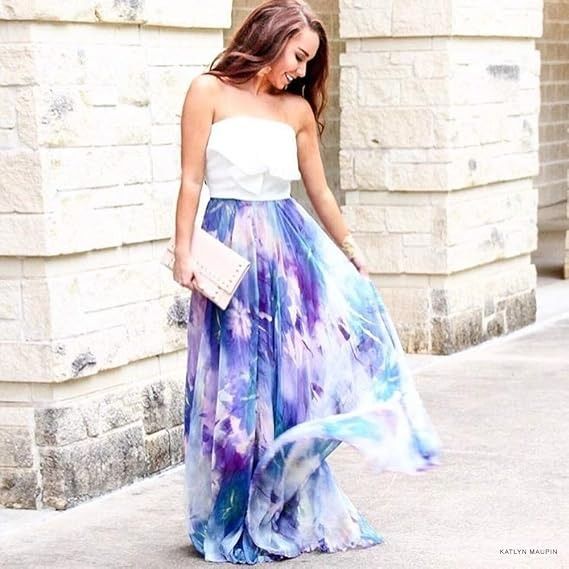 Floral Print Maxi Skirt image 4